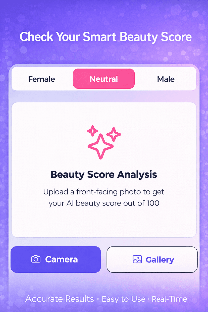 FaceScan beauty score